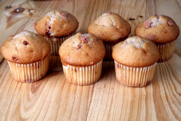 Skořicové muffiny — Stock fotografie