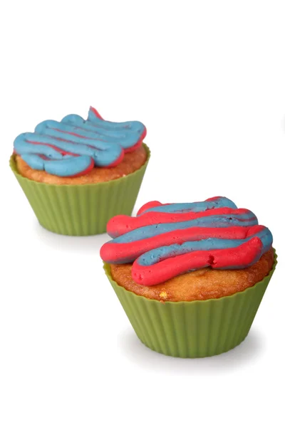 Cupcake di zucchero filato — Foto Stock