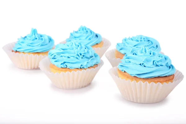 Cupcake blu — Foto Stock