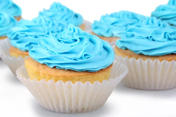 Cupcake blu — Foto Stock