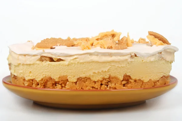 Lemon Ice Box Pie — Stock Photo, Image