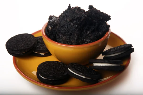 Chocolate Rice Pudding — Stock Photo, Image