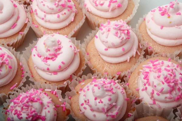 ピンク レモネード カップケーキ — ストック写真