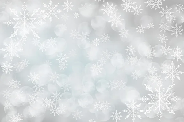 Silver Christmas background — Stock Photo, Image