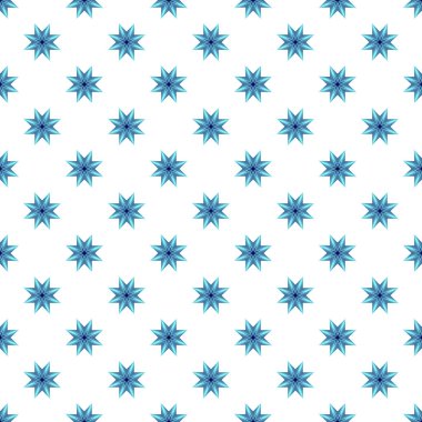 parlak mavi yıldız deseni sorunsuz arka plan