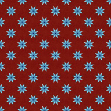 Maun sorunsuz zemin üzerine mavi Neon Dikişsiz yıldız desen