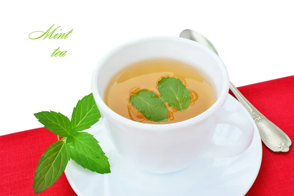 Ziołowa herbata miętowa — Zdjęcie stockowe