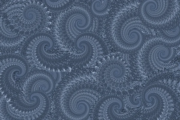 Azul rendado abstrato fundo com padrão swirly — Fotografia de Stock