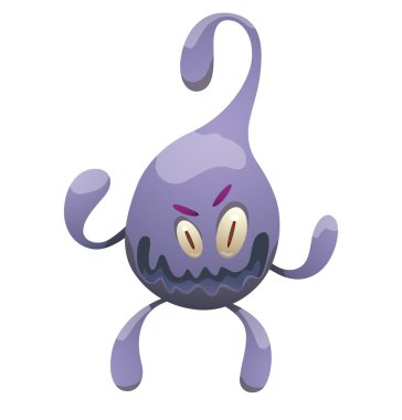 Damla gibi komik leylak canavar