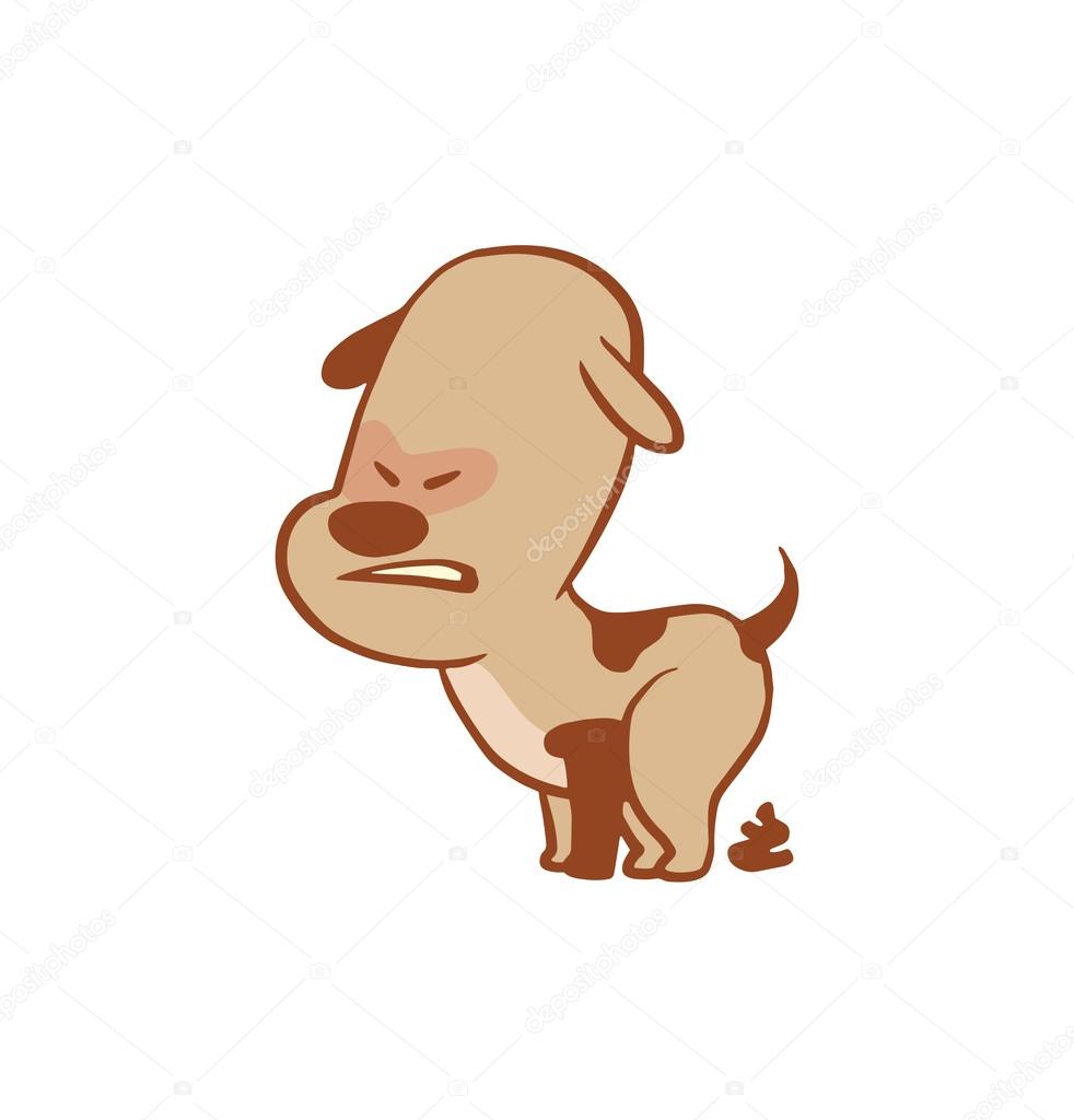 Funny little dog pooping, color image Stock Vector Image by ©IvanNikulin #114839646 Funny little dog pooping, color image Stock Vector Image by ©IvanNikulin #114839646