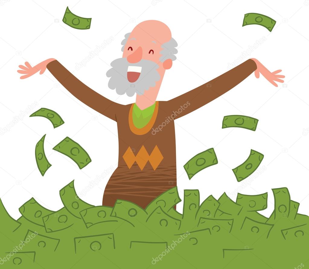 Image result for old man with a lot of money