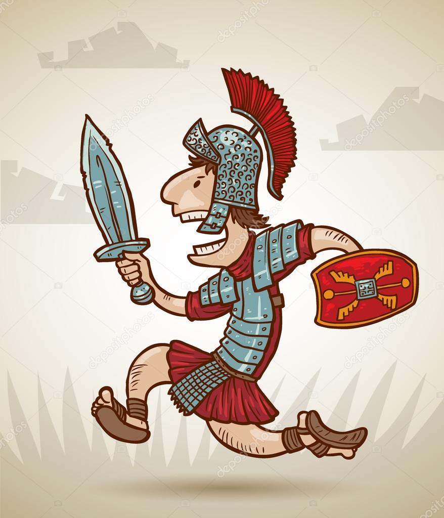 Running warrior rome