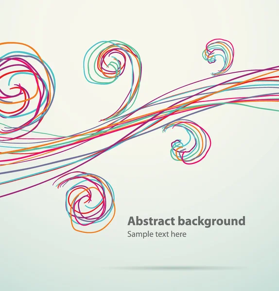 Abstract background in the form of horizontal lines — Stock Vector