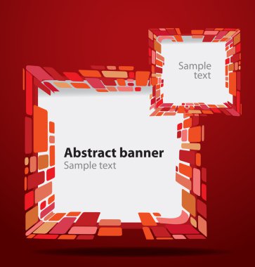 Mosaic banner square