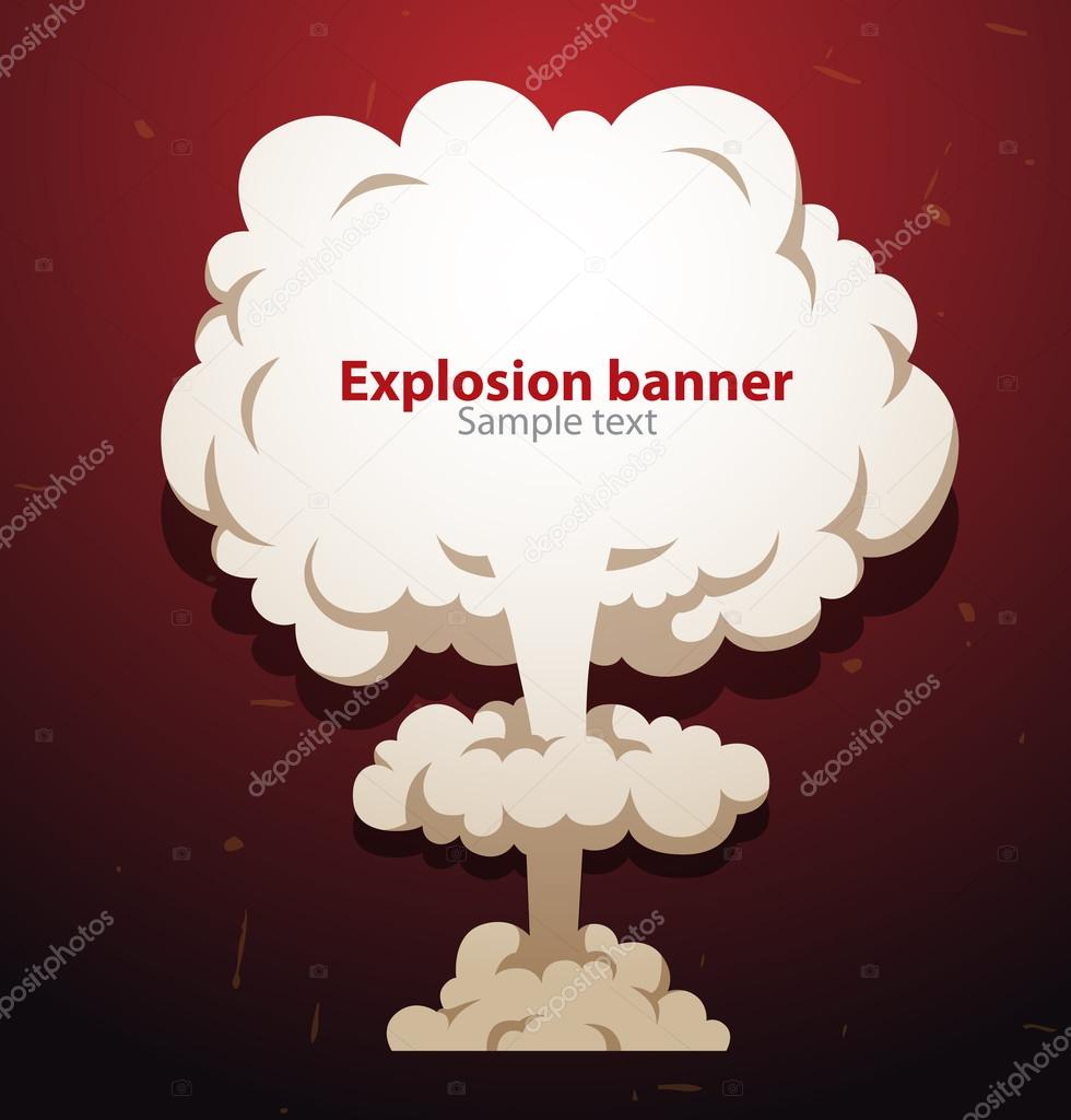 Banner nuclear mushroom