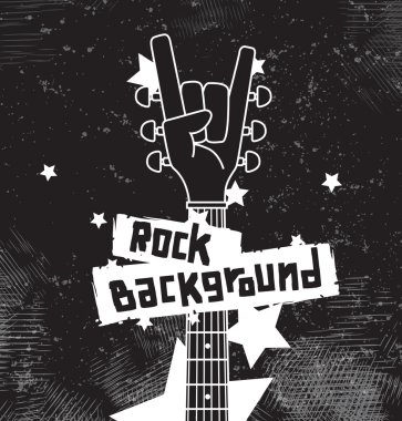 Rock background black