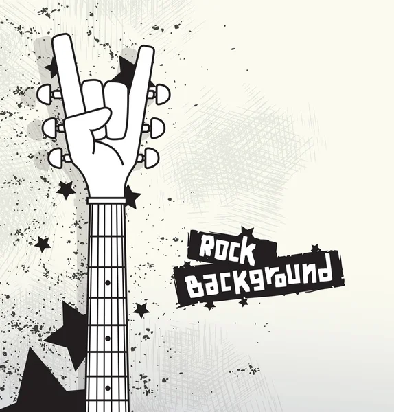 Rock background white — Stock vektor