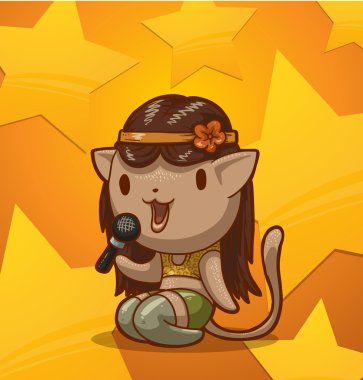 kedi hippi şarkıcı