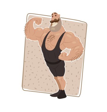 siyah giysili Retro atlet