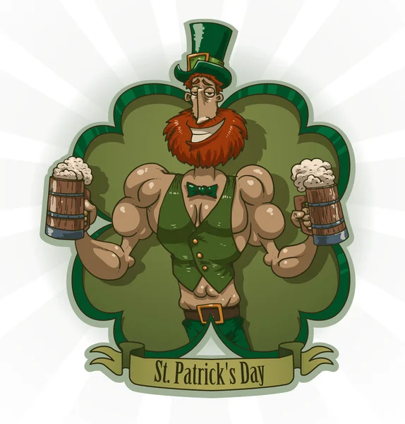 Label Saint Patrick — Image vectorielle