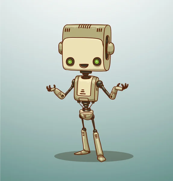 Πολύ έξυπνο ρομπότ — Διανυσματικό Αρχείο
