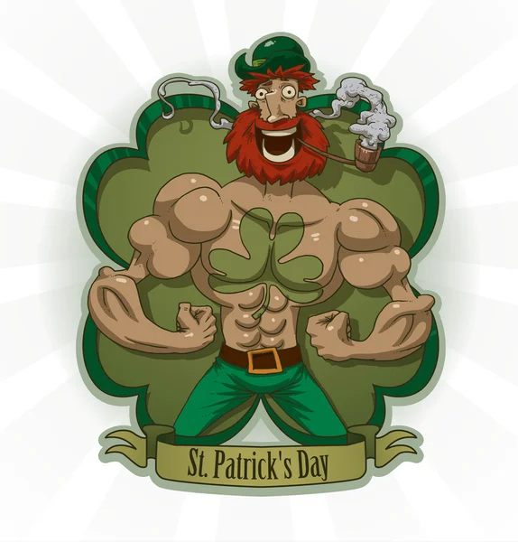 Saint Patrick etikett — Stock vektor