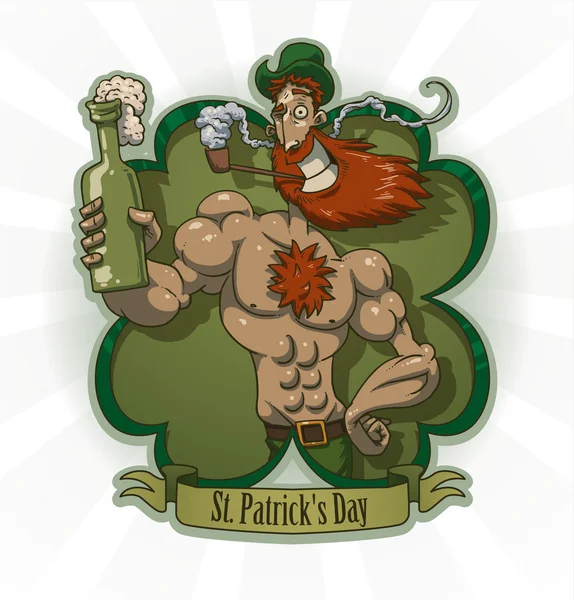 Label Saint Patrick — Image vectorielle