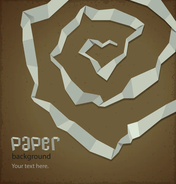 Kreativ papper bakgrund — Stock vektor