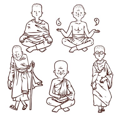 Budizm rahipler seti