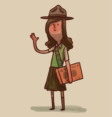 izci kız çizgi film