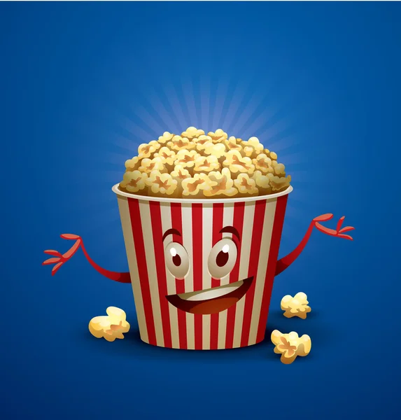 Buon Popcorn Bucket — Vettoriale Stock