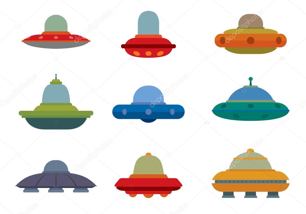 UFO Spaceships set