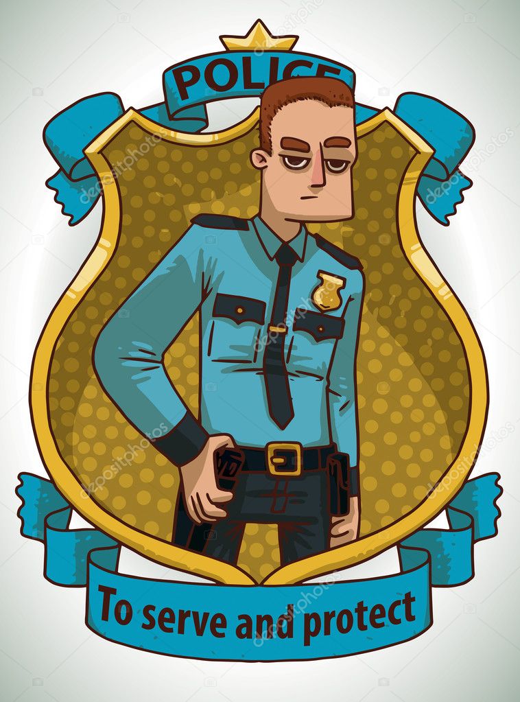Vector Policeman, frame