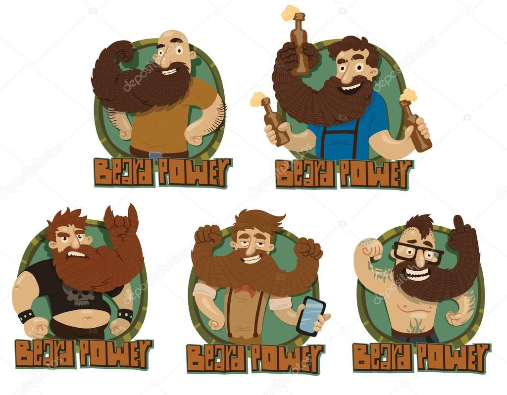 Set of Beards powers, labels