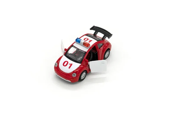 Kleines Modellauto isoliert auf weißem Hintergrund — Stockfoto