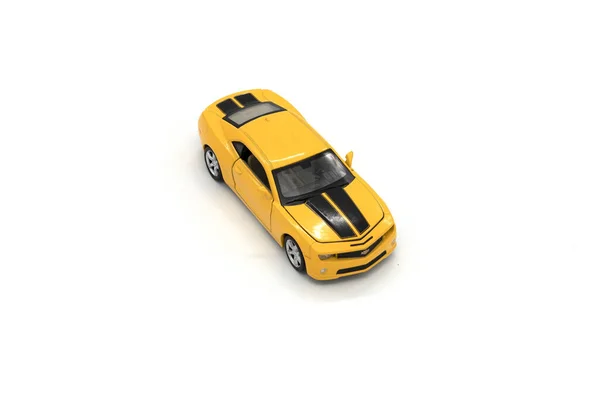 Little model car isolated on white background — Stock Photo, Image