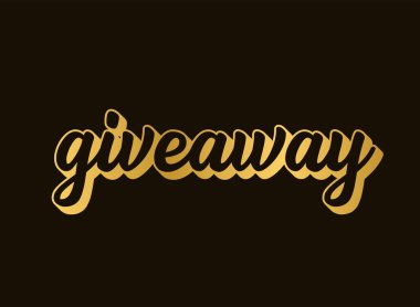 Elle çizilmiş, siyah arka planda altın harflerle. Poster, afiş, etiket, etiket, broşür, başlık için harf