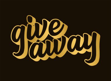 Elle çizilmiş, siyah arka planda altın harflerle. Poster, afiş, etiket, etiket, broşür, başlık için harf