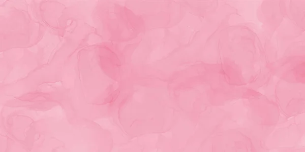 Abstrakt rosa fuchsia marmor vätska målad bakgrund. Alkoholbläck eller akvarellkonst. Redigerbar vektor textur bakgrund för affisch, kort, inbjudan, flyer, omslag, banner, sociala medier inlägg — Stock vektor