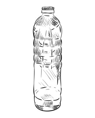 plastik şişe taslağını