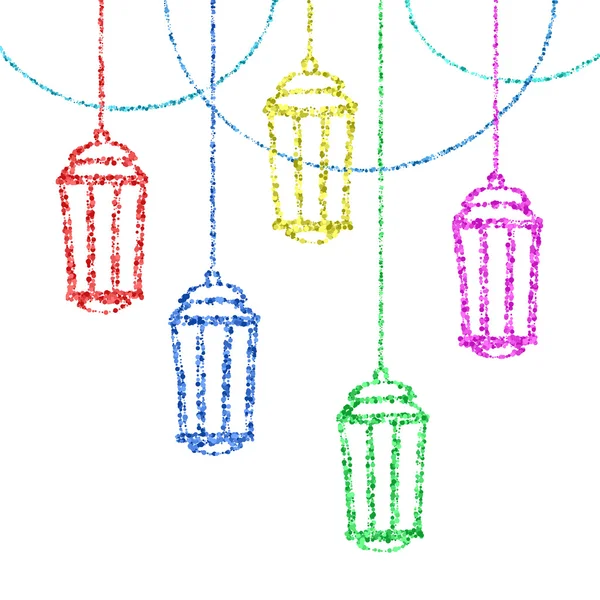 Ramazan Kareem tebrik altın fener ile