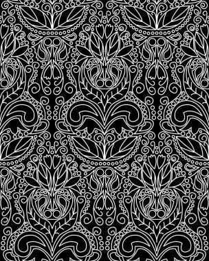 Vintage model siyah beyaz