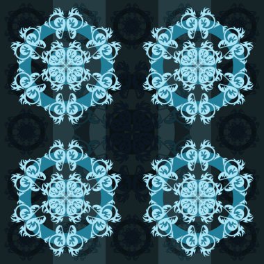 soyut desen antika süsleme