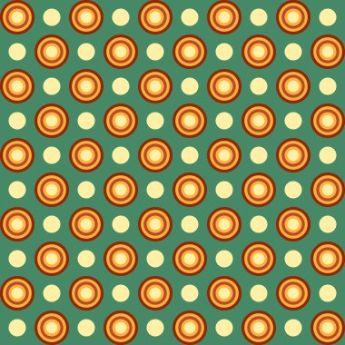 Çemberli kusursuz geometrik desen