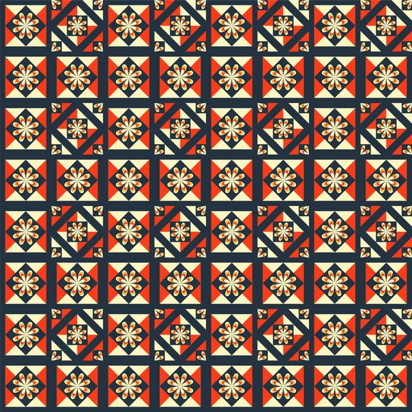 Patrón sin costuras con formas geométricas — Archivo Imágenes Vectoriales
