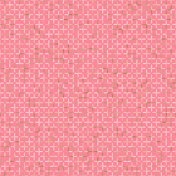 Шаблон с крестами на розовом фоне — стоковый вектор