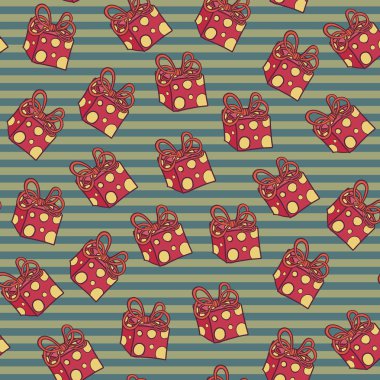 Hediye kutularıyla kusursuz desen