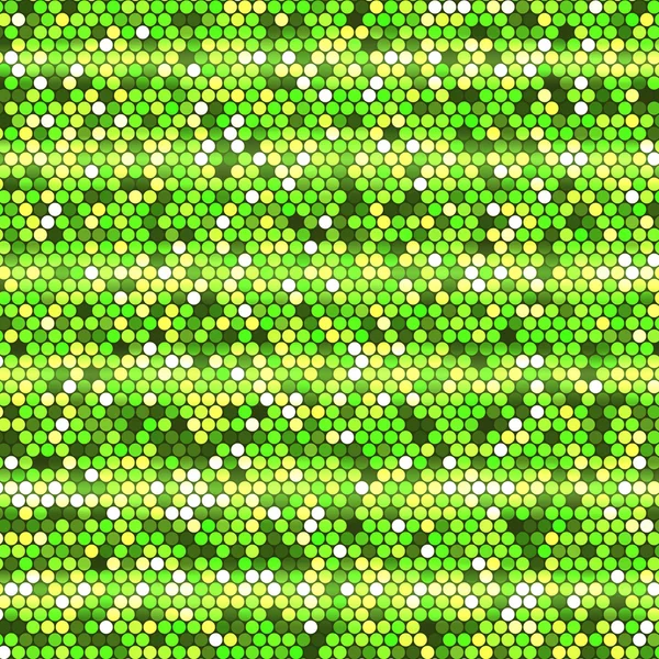 Färgglada grön bakgrund av cirklar — Stock vektor