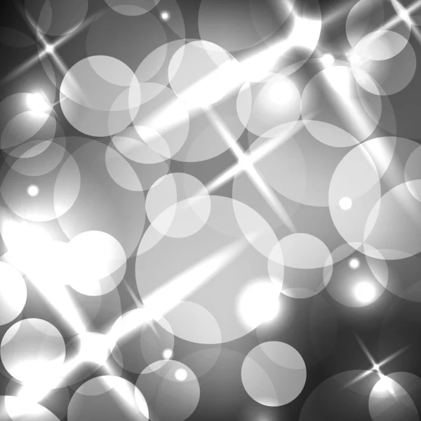 Fondo bokeh gris abstracto — Archivo Imágenes Vectoriales