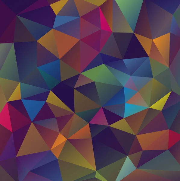 Fond coloré abstrait de triangles — Image vectorielle